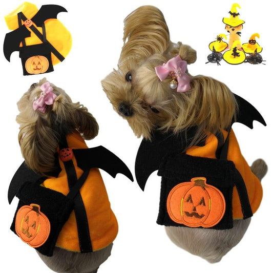 Spooky Snack Pack Halloween Demon Pet Costume