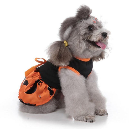 Ghost and Pumpkin Dress For Dogs