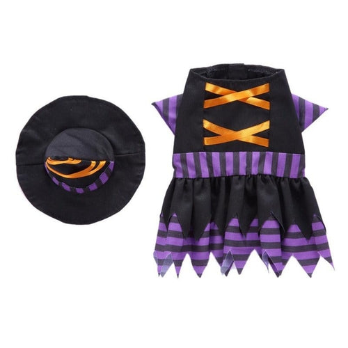 Halloween Pet Costume Skirt - Purple Acrylic Skirt For Dogs