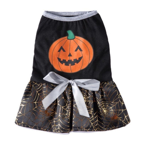Ghost and Pumpkin Dress For Dogs