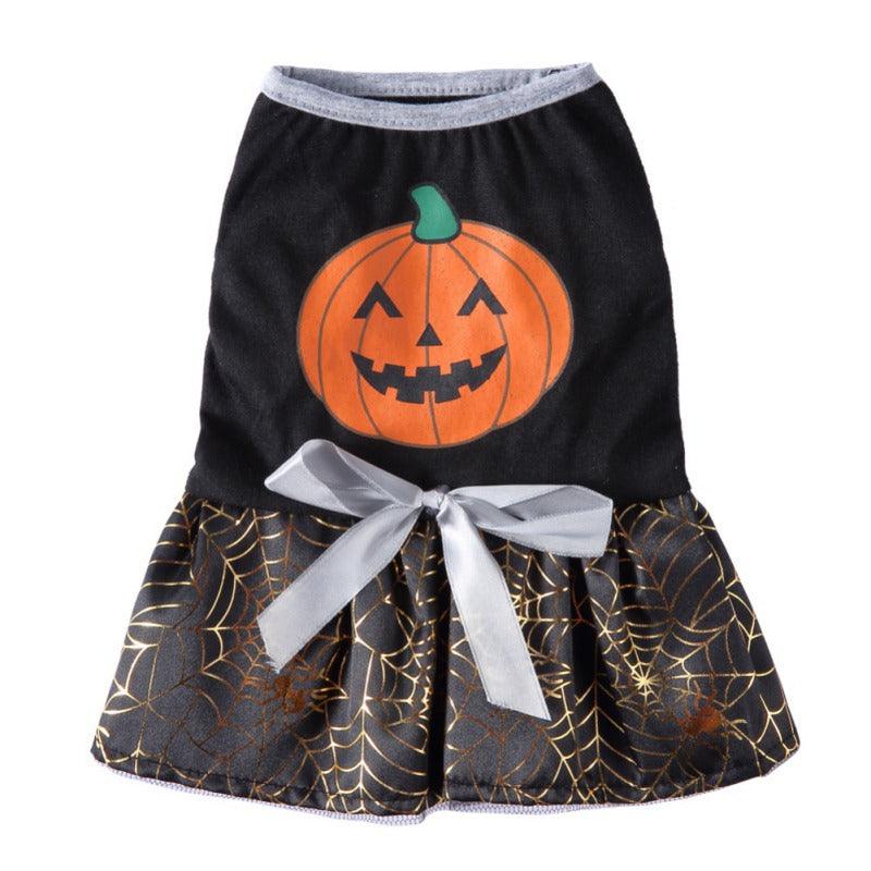 Ghost and Pumpkin Dress For Dogs